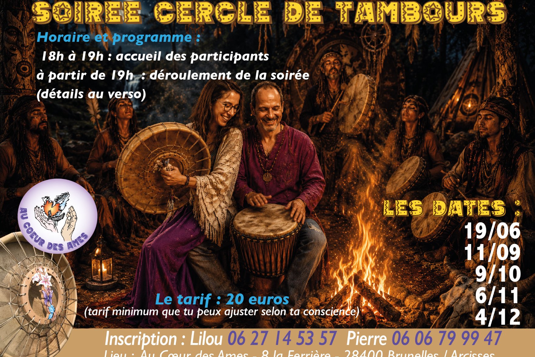 Soirée Cercles de tambours Soirée Cercles de tambours