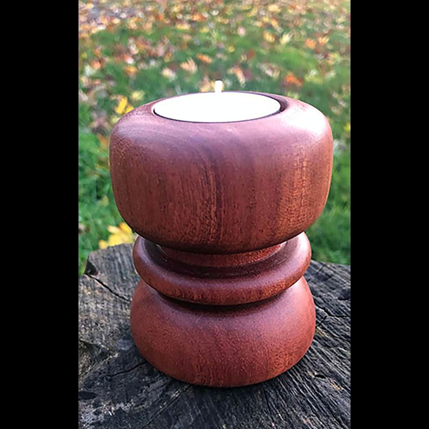 Bougeoir en sipo (bougeoir 1)