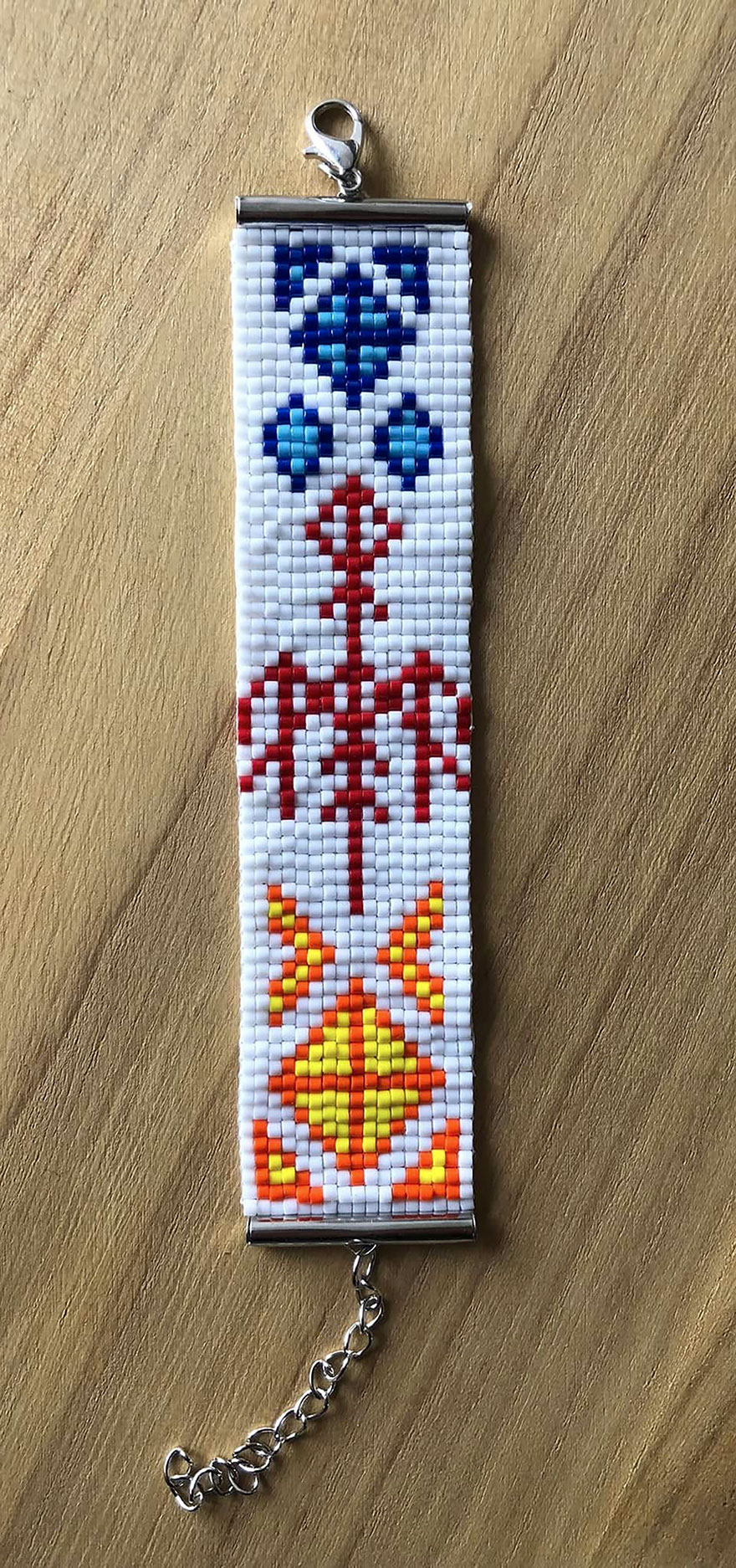 Bracelet en perles Miyuki Aigle rouge (bracelet 10)