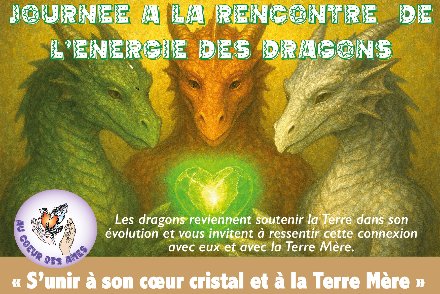 Journée Reconnexion à l'énergie des dragons - S'unir à son coeur de cristal et à la Terre Mère