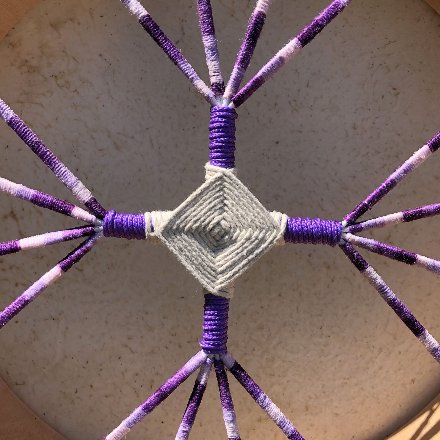 Tambour tissé Troisième oeil (tambour 32)